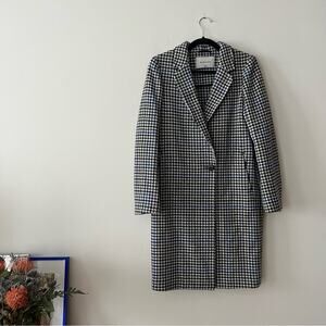 Aritzia Babaton The Stedman Wool Houndstooth Coat